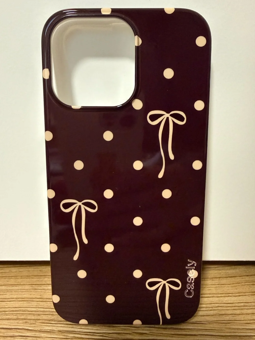 Casely Polka Dot Bow Phone Case
